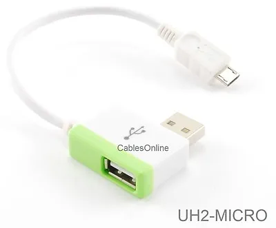 USB 2.0 Pigtail HUB With Micro USB And Passthrough USB 2.0 Type-A Connector • $6.95