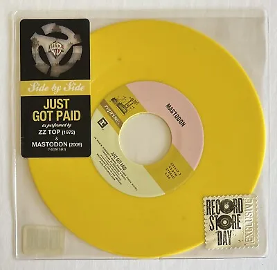 MASTODON / ZZ TOP - JUST GOT PAID 7  SIDE BY SIDE Record Store Day Exclusive • $24.99