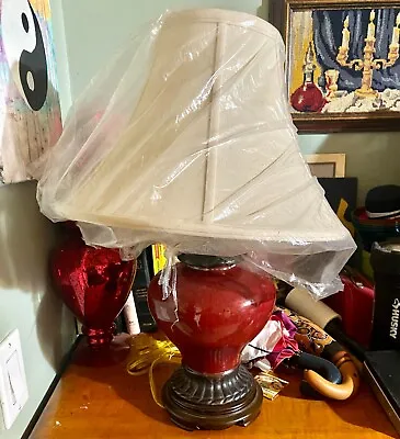 Vintage Oriental Accent 20” Table Lamp • $20