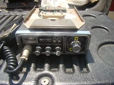 Vtg Midland CB Radio Model 13-857B With Mic & Mount Un-Tested Made In JAPAN  • $10