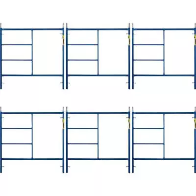 MetalTech Scaffolding Frame 5' X 5' Weather Resistant Stackable Steel (6-Pack) • $669.81