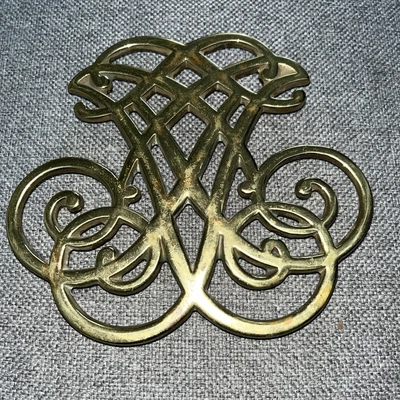 $6.99 • Buy VA Metalcrafters Brass Trivet Thomas Jefferson Cipher Monticello #10-15 ©1951