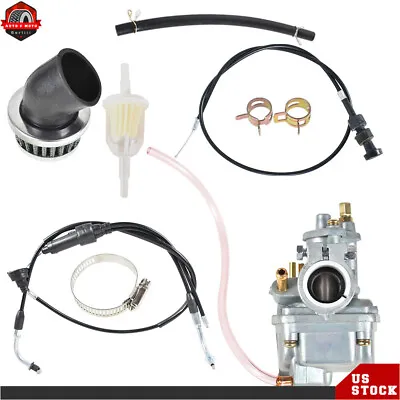 Carb Carburetor Dirt Bike Throttle Cable For 1983-2006 Yamaha Y-Zinger 80 PW80 • $22.73