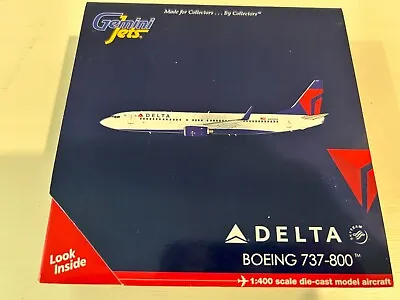 Gemini Jets Delta Boeing 737-800 1:400 2015 Die-cast Model Aircraft #gjdal 1448 • $44.99