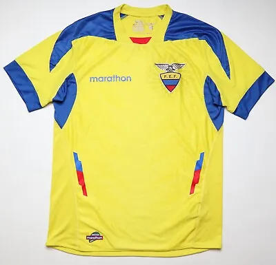 Ecuador 2014/2015/2016 Home Football Shirt Soccer Jersey Camiseta Marathon Men S • $69.99