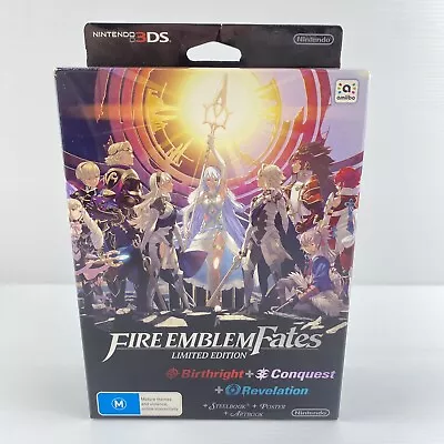 Fire Emblem Fates Limited Edition Complete Aus Pal Rare Nintendo 3ds Free Post • $549.99