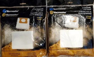 $5.95 • Buy 2 Vacmaster 4-5 Gallon Standard Vacuum Dry Dust Bags For Shop-Vac 6 Dust Bags 