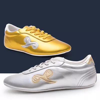 Genuine Leather Kung Fu Tai Chi Shoes Martial Art Shoes Sneakers Performance • $53.99