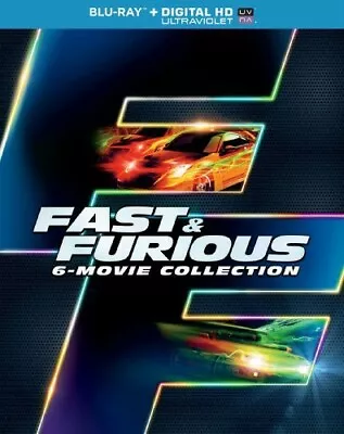 (SEALED)  Fast And Furious ALL 6-Movie Collection (Blu-ray) Vin Dwayne Michelle • $9.75