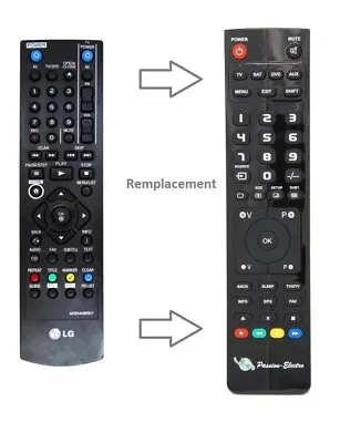 Replacement Remote Control For LG DRT389H DVD/DB • £16.83