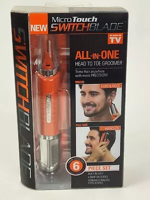 As Seen On Tv Micro Touch Switchblade All In One Groomer 6 Piece Set New • $23.99
