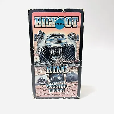Vintage 1988 BIGFOOT - King Of The Monster Trucks - VHS - 60 Minutes Long • $10.75