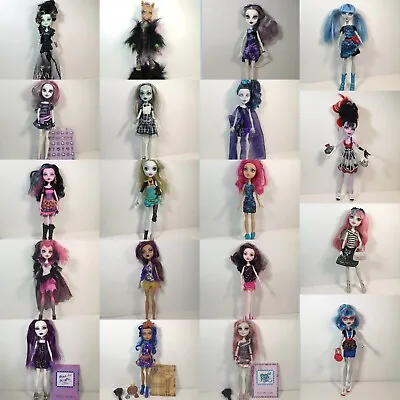 $37.99 • Buy Monster High Dolls CHOOSE- Frankie, Rochelle, Catrine, Ghoulia, Dracubecca