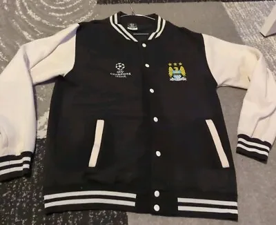 Manchester City Football Jacket UEFA Champions League Mens XL • $20.54