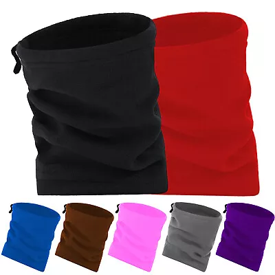 Neck Warmer Adults Thermal Cycling Face Mask Warmer Ski Balaclava Mask Snood • £3.49