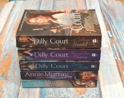 5 X Dilly Court & Annie Murray Paperback Books - Job Lot. Romance Drama • £7.99