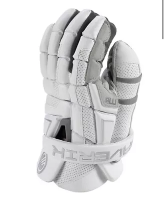 Maverik M6 Lacrosse Gloves 13  (Large) White *Brand New W/Tags +Free Ship* • $92.40