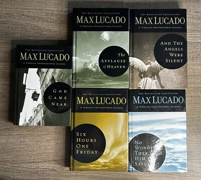 Max Lucado (5) Book HC Lot Inspirational Stories Bestseller Collection MM3 • $20
