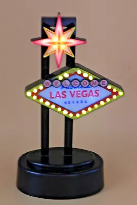 2006  Fabulous Las Vegas Flashing Light Up Mini Replica Sign By Micro Vegas • $26