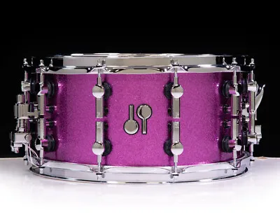 Sonor SQ2 14x7 Vintage Maple Snare Drum - Bright Violet Sparkle • $957.66
