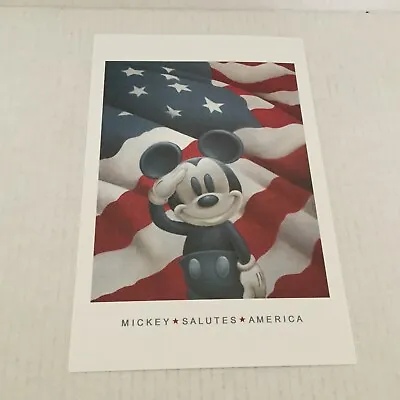 NEW 2022 Disney D23 Expo Mickey Salutes America Post Card • $9.95