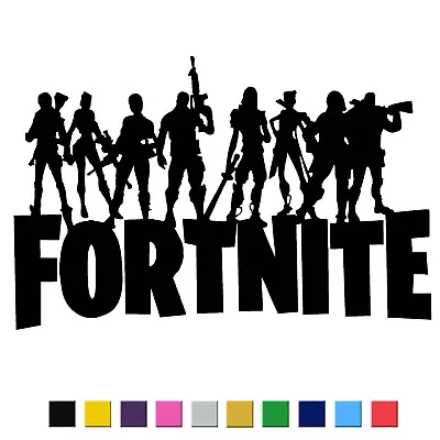£3.49 • Buy Fort Dancing Men Xbox Stickers Vinyl Wall Laptop Bottle Gaming Nite 28cm Wide