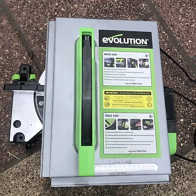 £89.99 • Buy Evolution Table Top Mitre Saw / Saw Combo Fury 6 Preowned Working Condition