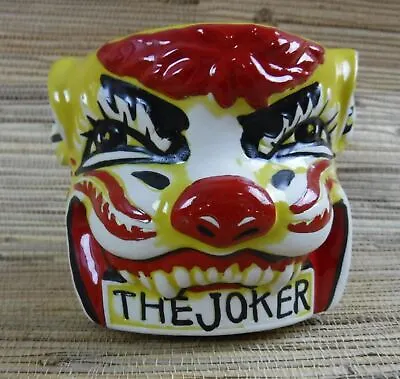 Munktiki The Joker  Tiki Mug 2 Sided McMenamin's Tarot Tiki  Series #1 • $31.44