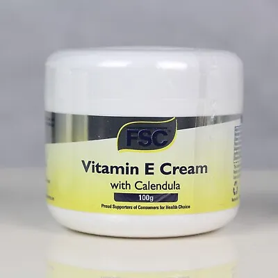 Vitamin E Cream With Calendula 100g By FSC Suitable For Vegans Etc • £7.95