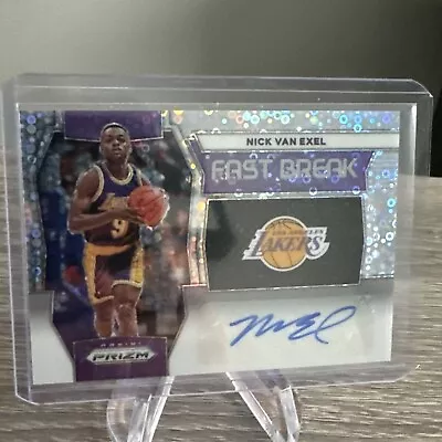 Nick Van Exel 2023-24 Panini Prizm Fast Break DISCO Autograph LA Lakers • $16.99