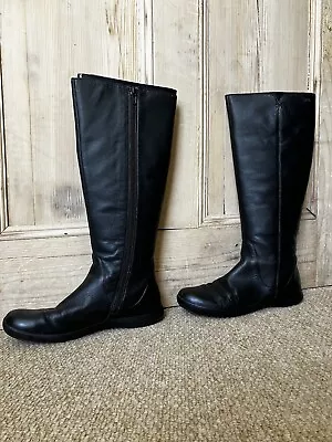 Camper Boots. Long Black Leather Euro 39/ UK 6 • £65