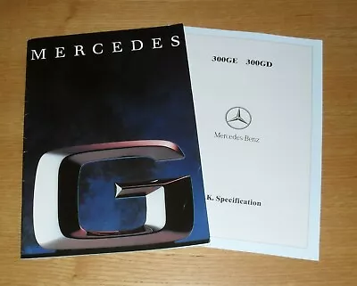 Mercedes G Wagon Brochure 1990-1991 230GE 250GD 300GE 300GD SWB LWB - UK Specs  • $49.67