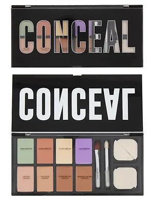 8 Color Camouflage Concealer Palette Face Cosmetic Profusion Beauty Makeup Cream • £7.45