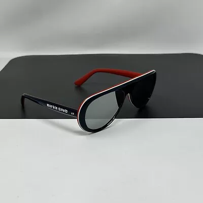 Martin Sno Sunglasses Ski Mirrored Lens Red White Blue Nice Vintage • $65