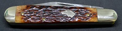 New Ka-bar Olean Ny Stockman Dog Head Limited Edition 2 Blade Pocket Knife # 045 • $199.99