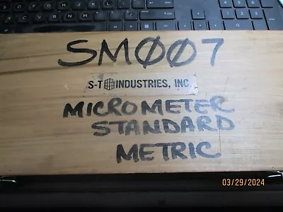 S-t Industries Metric Micrometer Standards #sm007 Used • $50