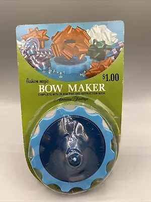 Ribbon Magic The Original Bow Maker For Gift Wrapping With 36 Pins Blue C22 • $19.99