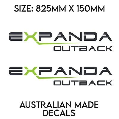 $99.99 • Buy Jayco Expanda Outback Caravan Camper Vinyl Decals Stickers X 2. Premium Vinyl.