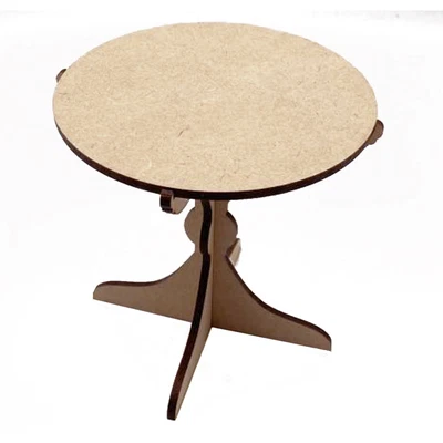 £4.75 • Buy Mini Cake Stand Laser Cut From 3mm MDF 4, 5 And 6 Inch Serving Decoration Kit
