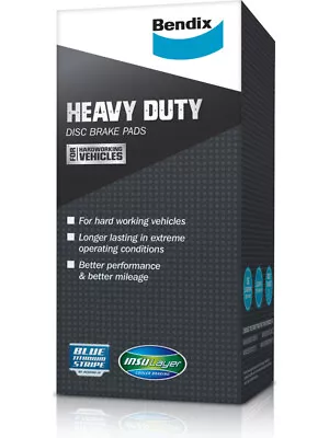 Bendix Heavy Duty Brake Pad Fits Ford F-350 7.3 V8 (DB1891HD) • $108