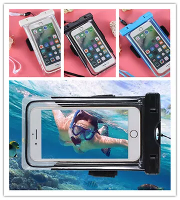 Waterproof Bag Underwater Pouch Dry Case Cover For IPhone 6 / 6s 7 8 Samsung • $7.49