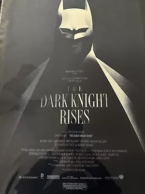 The Dark Knight Rises Batman Olly Moss Mondo Print Poster Limited Editon • £125.34