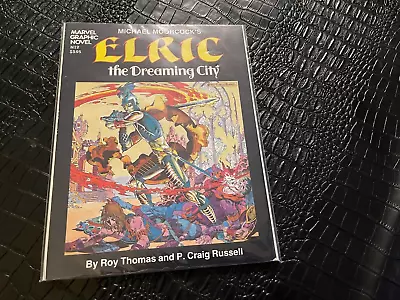 Marvel Graphic Novel #2 Michael Moorcock's Elric The Dreaming City HIGH GRADE • $24.99