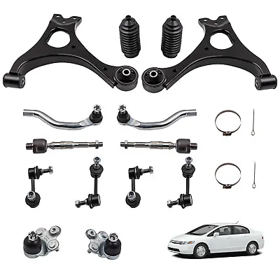 14Pcs Suspension Kit Front Lower Control Arms For Honda Civic 2006-2011 K620382 • $109.84