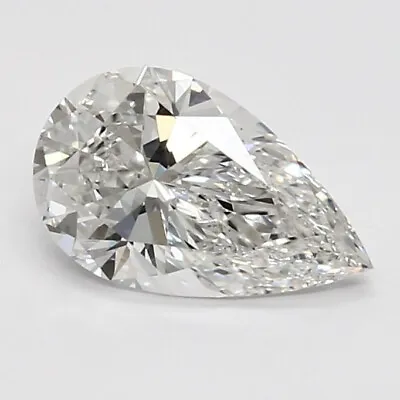 2ct CVD Pear Loose Diamond - F Grade VVS2 Clarity - Man-Made Brilliance • $249.99