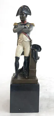 Handmade Historical CLASSIC NAPOLEON BONAPARTE BUST 100% Bronze Office Art Decor • £173.01