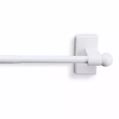 Magnetic Curtain Rod 28 - 48 Inch Long -  Choose From 4 Colors • $19.99