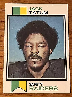 1973 Topps Football #288 Jack Tatum Rookie Rc Oakland Raiders • $12.99