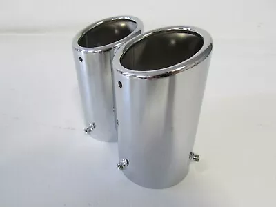 OEM Volkswagen VW Jetta Golf Rabbit Stainless Steel Dual Exhaust Tips • $31.45