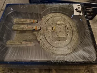 £50 • Buy EAGLEMOSS STAR TREK STARSHIP COLLECTION USS ENTERPRISE NCC-1701-D Future Version